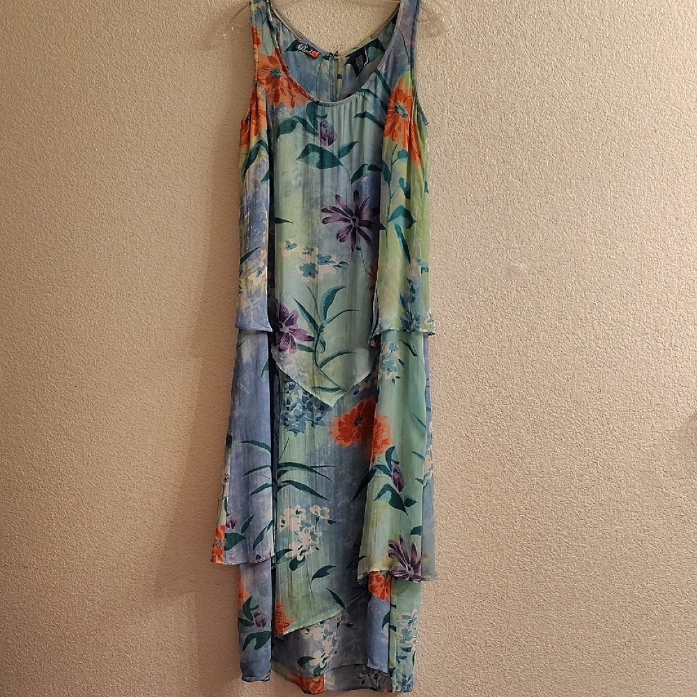 NEW Phool Floral Sleeveless Summer Dress - Multicolor B48 X